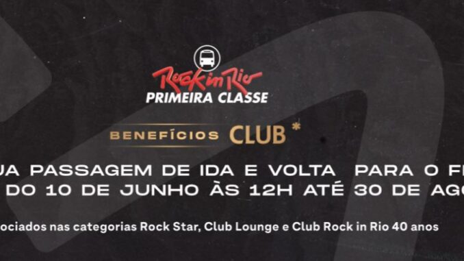 clubrockinrio O Rock in Rio celebra seus 40 anos com uma promoção que vai garantir a 10 sortudos a entrada vitalícia em todas as próximas edições do evento.
