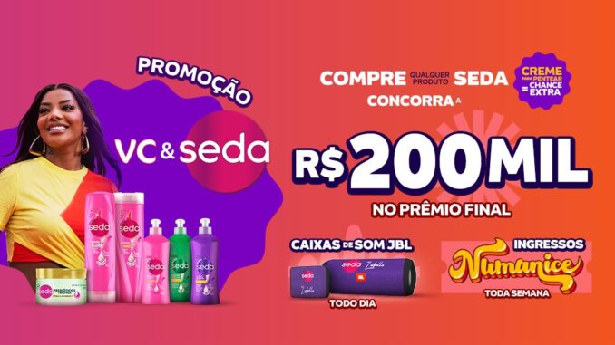 Compre Seda, cadastre-se e concorra a ingressos para o Numanice e um prêmio de R$ 200 mil!