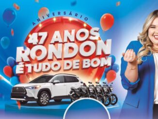 Aniversário Rondon com prêmios incríveis! Cadastre-se no Clube Tudo de Bom e compre para concorrer.