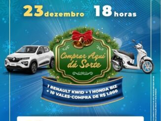 Concorra a um Renault Kwid, uma Honda Biz e vale-compras na Promoção Comprar Aqui dá Sorte da CDL Brusque.